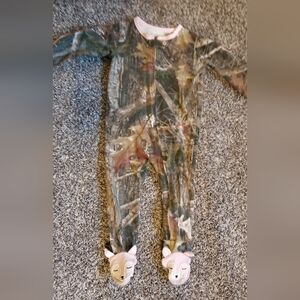 Camo Baby girl pajamas